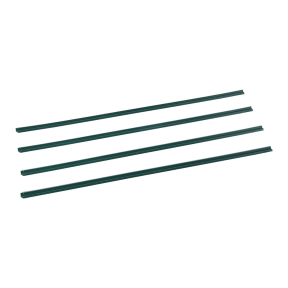 Bottom Locking Privacy Slats for Chain Link Fence, Single Wall HDPE Vertical Slats, Fits 4ft High Fence for Garden Farm Sports