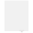 thumbnail image 1 of Bottom Number Tabs (No Exhibit) - Bottom Number 18 (Pack of 25), 1 of 2