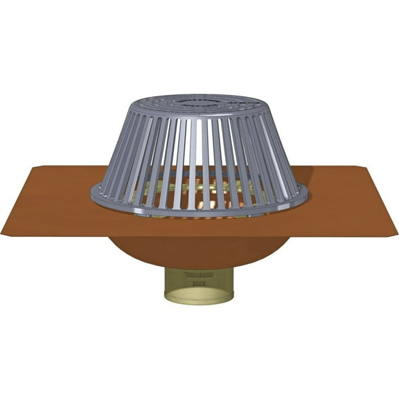 Bottom Outlet Roof Drain Fitting Size: 2" No Hub