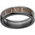 thumbnail image 1 of Bottomland Men's Camo Black Zirconium Ring with Polished Edges and Deluxe Comfort Fit, 1 of 1