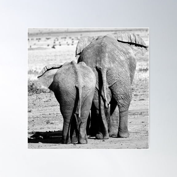 Bottoms Up! Poster Wall Art, Modern Wall Decor For Living Room Bedroom, 12x18 UNFRAMED