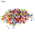 thumbnail image 1 of Bottone 1000Pcs Soft Round Fluffy Craft PomPoms Mixed Color Pom Poms 10mm DIY Craft, 1 of 7