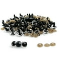 thumbnail image 1 of Bottone 100Pcs/Set 10mm Safety Eyes For Teddy Bear for Doll Puppet Craft, 1 of 6