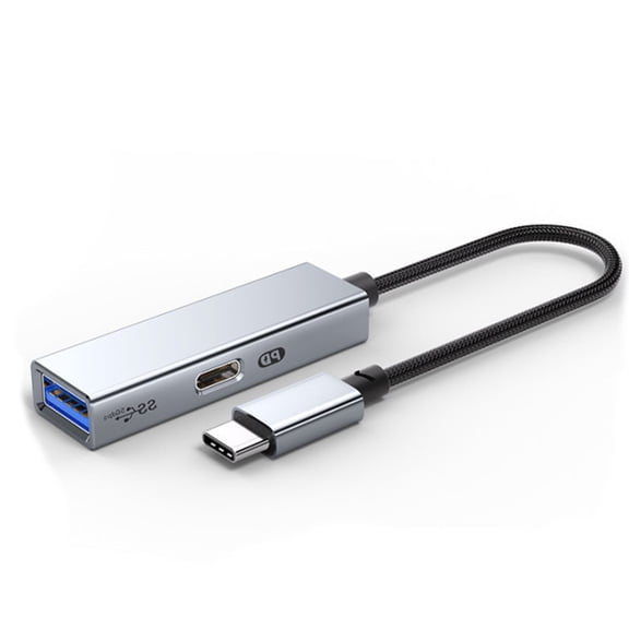 Bottone 2 in 1 USB C to USB Adapter 3.2 Gen1 5Gbps USB to USB C Adapter USB C Male to USB 3.2 USB C OTG Converter for Phone