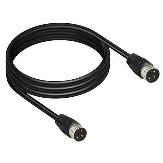 Bottone 3 Pin DIN Connection Wire Line Double End Male Plug Connector Cable for DIY Projects and Professional Setups