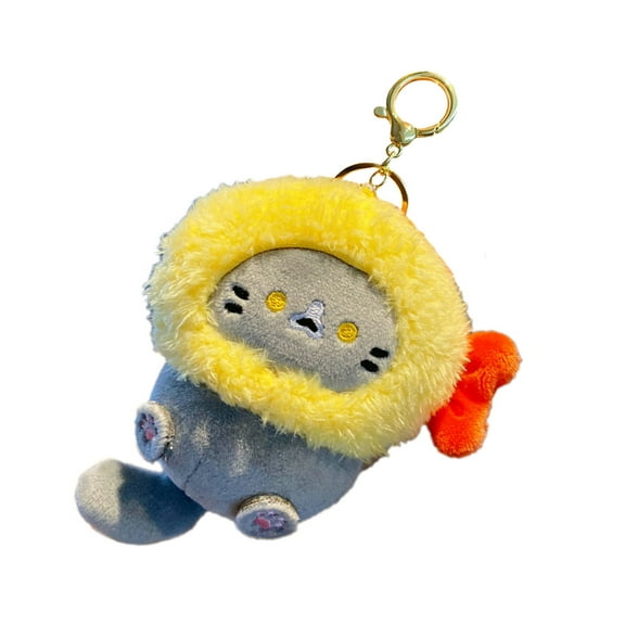 Bottone Adorable Plush Cats Keychain Soft Doll Ornament Bag Ornament Hang1ng Pendant Plush Texture for Girls Birthday G1ft