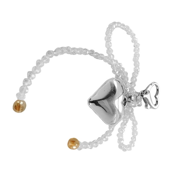Bottone Butterf1y Heart Phone Lanyard Crystal Beaded Phone Charm Wrist Strap Elegant Cellphone Strap Bowknot Pendant Ornament