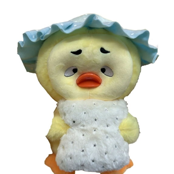 Bottone Cartoon Duck Doll Plush Toy Stuffed Dolls Throw Pillow Soft Cuddly Doll Adu1t Girl Boys Office Sofa Decors Soothing Toy