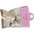 thumbnail image 1 of Bottone Cute Bowknot Rabbits Keychain Plush Bunnys Pendant Keyring Bag Accessory Soft Stuffed Pendants Jewelry for Women Girls, 1 of 7