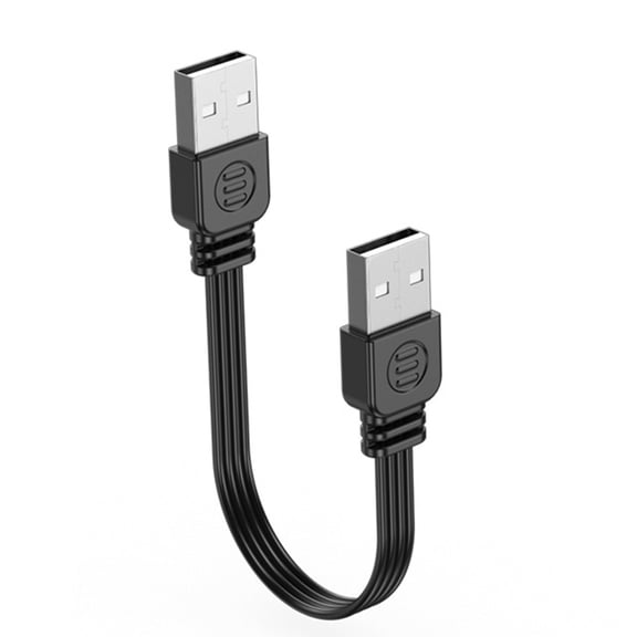 Bottone Double Male End USB Data Cord USB 2.0 A to A Connection Cable 480Mbps Quick File Data Transfer Supports 2A Charging