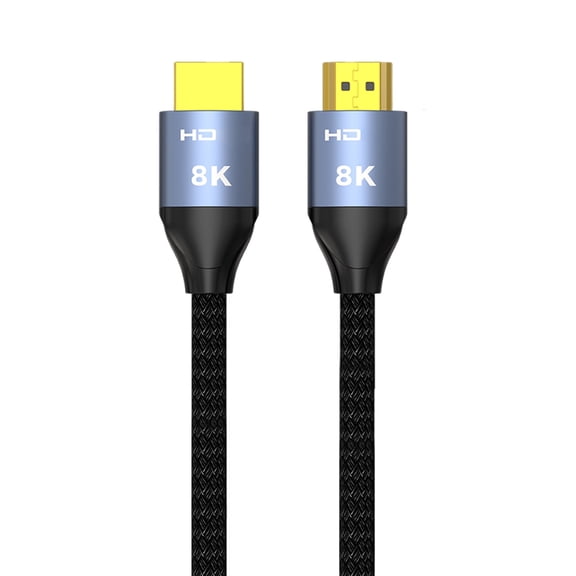 Bottone HDTV 2.1 Cable 8K 60Hz Supports 48Gbps Male to Male Braided Cable for TV Monitors Projectors Gaming Consoles Device