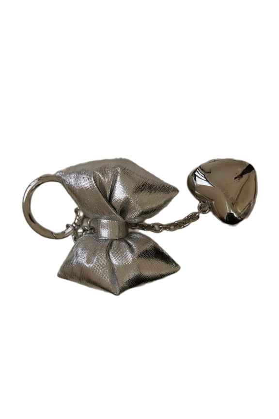 Heart Keychain Bag Charm Cute Bag Pendant Bowknot Keys Rings Backpacks Keys Holder Perfect Present Suitable for All Ages