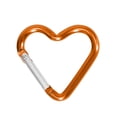thumbnail image 1 of Bottone Heart Shape Carabiner Clip Aluminum Alloys Keychain Clip Spring Hook Camping Backpacks Clip Heavy Duty Carabiner, 1 of 9