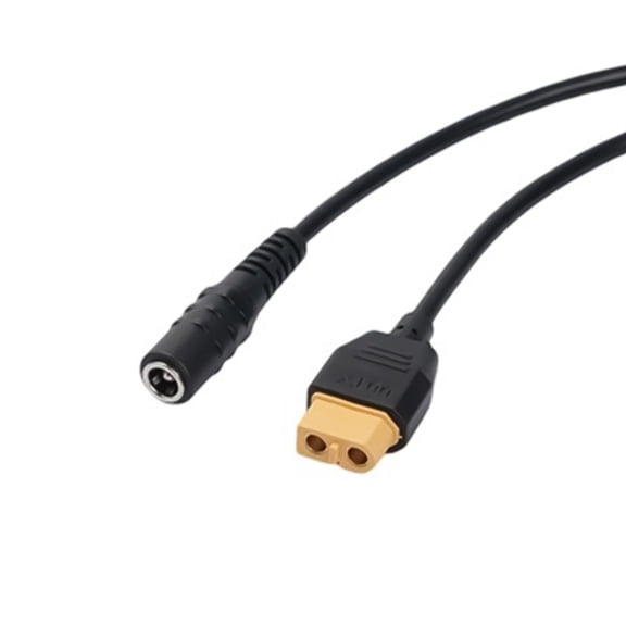 Bottone Lightweight XT60 Female to DC5.5x2.1mmDC5.5x2.5mm Connector Cable Power Charging Cord for Large Power Devices