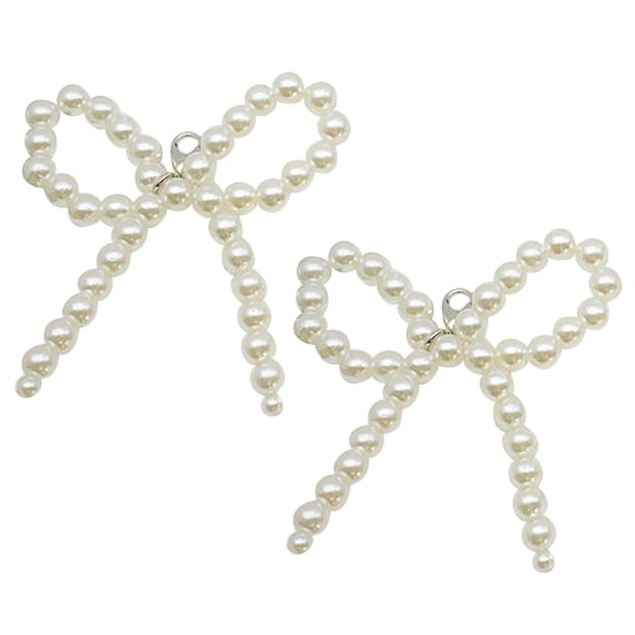 Bottone Pack of 2 Stylish Shoe Buckles Fashion Shoe Decorations Bowknot Shoes Pendant Footwear Pendant Heart Pendant for Shoe