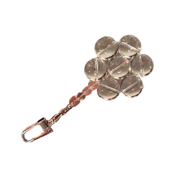 Bottone Personalizd Beaded Key Rings Ornament Colorful Flower Keychain Embellishment Elegant Beaded Keyrings Adornment Charm