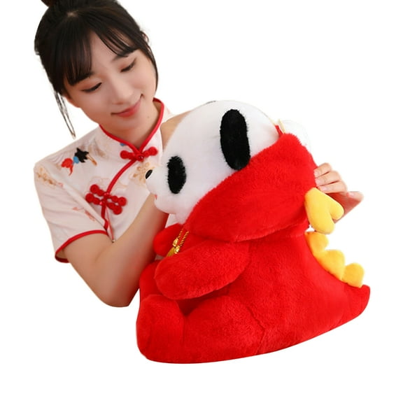 Bottone Stuffed Panda Toy Cartoon Panda Figure Soft Toy Room Emotion Appease for Toddlers Girls Office Ornaments