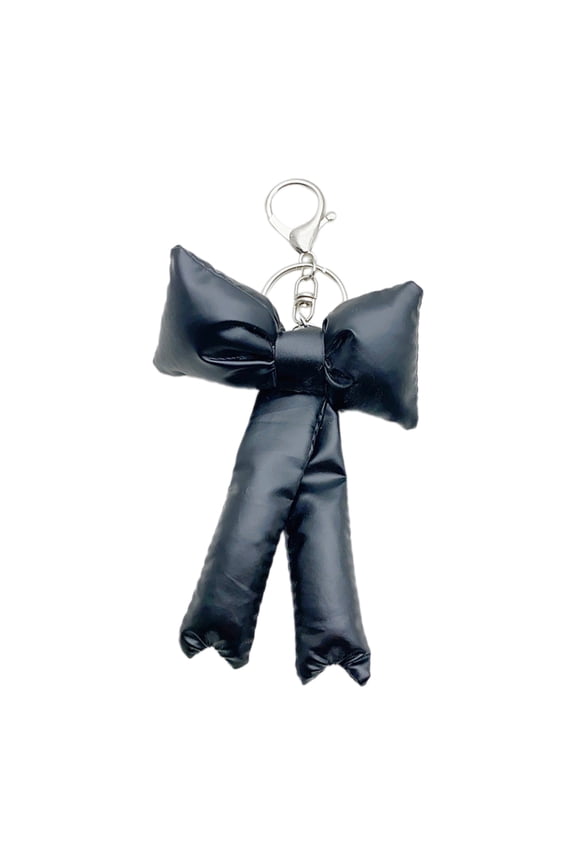 Stylish Bowknot Keyring Mobile Phone Accessory Cute Pearl Bows Pendant Backpack Decorations Bag Charm for Handbag Wallet