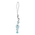 thumbnail image 1 of Bottone Sweet Blue Fish Beads Phone Charm Straps Car Key Hangings Pendants Fashion Bag Decoration Lanyard Purse Accessories, 1 of 7