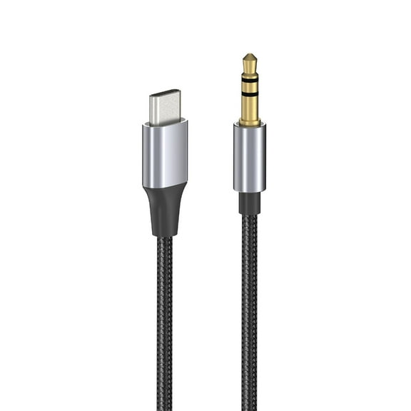 Bottone Type C to 3.5mm AUX Cord Aux Cable USB C to 3.5mm Port Male Connectors Adapters Wire Headphone Stereoed Car Cord