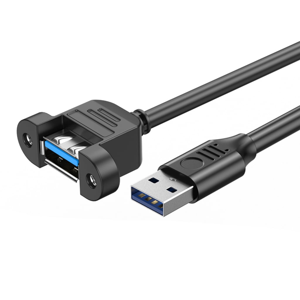 Bottone usb 3 0 extension adapter cable with panel mounting screws