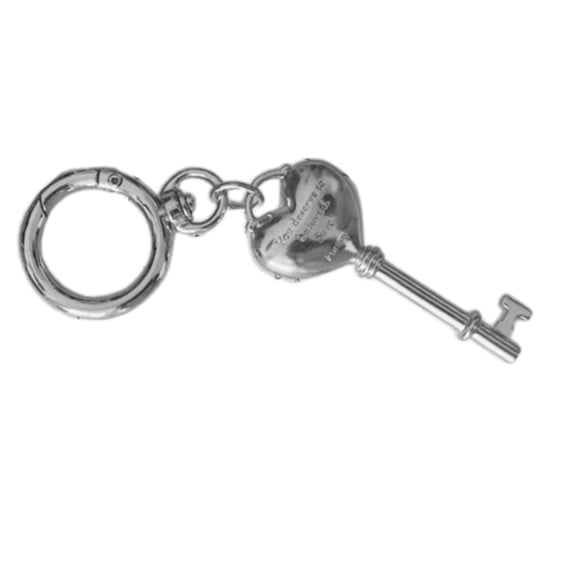 Bottone Unique Heart Lock Pendant Keyring Stylish Couple Keychain Multi Functional Accessory Bag Charm Jewelry for Women Mens