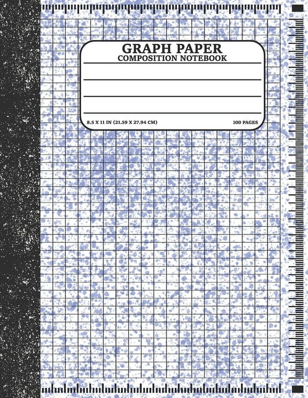 Bottota Publication Graph Paper Composition Notebook, 8.5" x 11", 50 Sheets