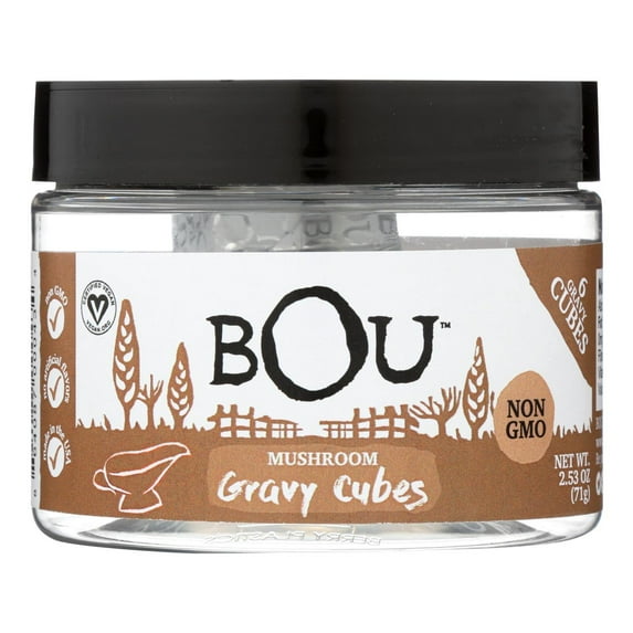 Bou - Gravy Cubes Mushroom 6 Ct - CS of 6-2.53 OZ