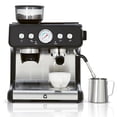 thumbnail image 1 of BouPower 20 Bar Pressure Stainless Steel Espresso Machine with Grinder, 2.8L Removable Water Tank, Milk Frother Steam Wand for Latte/Cappuccino - Adjustable Shot Volume, Professional Home/Office Use, 1 of 7