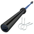 thumbnail image 1 of BouPower 7FT 45LB Powerlifting Barbell, Barbell Bar for Weightlifting, Heavy-Duty 700LB Capacity, 2-Inch Weight Bar for Snatch & Strength Training, Premium Steel Bushing/Sleeve, Fits Standard Plates, 1 of 6