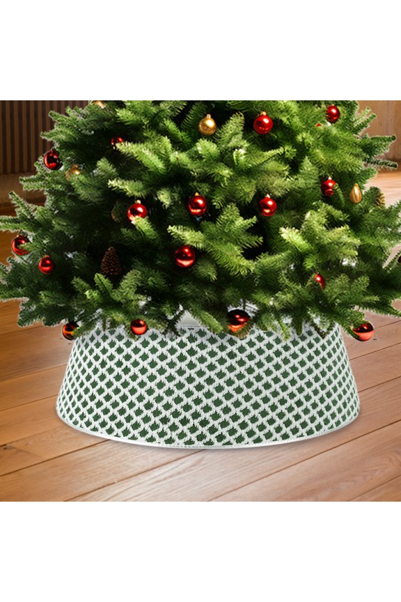 Christmas Tree Collar,33 Inches Christmas Tree Base Cover for Artificial Trees,Foldable Xmas Tree Collars for Party Holiday Winter Party Tree Decorations