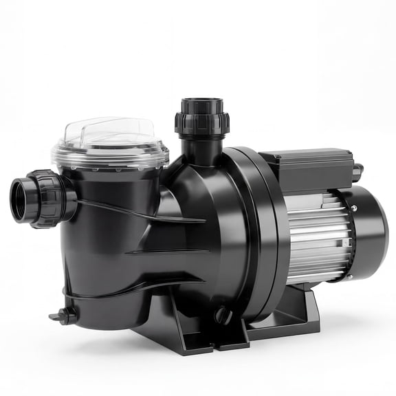 BouPower Pool Pump for Above Ground and Inground Pools, 1.1 HP High Flow Self Priming Swimming Pool Pump 115V, 2641 GPH Single Speed with 1.5/2 Inch Adapters, 7 Ft Cord, Quiet Motor