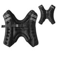 thumbnail image 1 of BouPower Weighted Vest for Women Men, 12Lb/16Lb/20Lb/25Lb/30Lb Body Weight Vest with Reflective Stripe and Mesh Pocket, Workout Equipment for Strength Training, Jogging, Muscle Building, Weight Loss, 1 of 7
