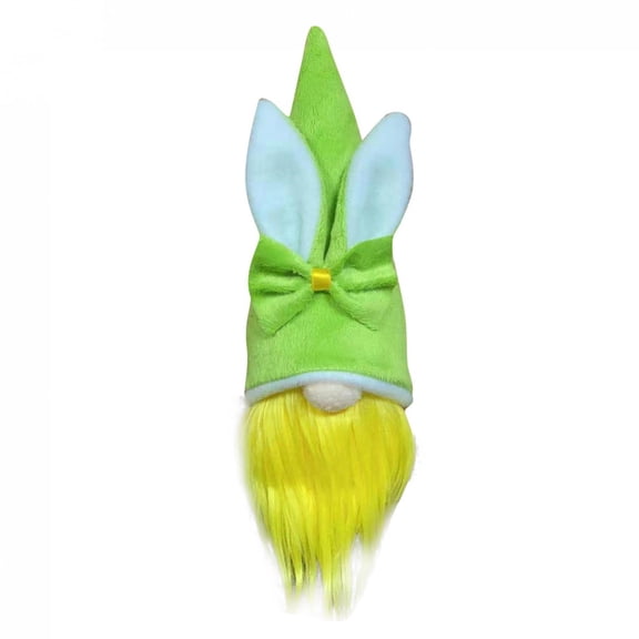 Chmadoxn 1 Pcs Easter Decorations, Easter Gnome Faceless Plush Doll, Bunny Gnomes Ornaments, Easter Desktop Bunny Easter Gnome, Indoor Spring Decor, Easter Gifts for Kids/Women/Men