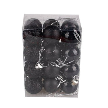 Bouanq 24Pcs Mini Christmas Balls Ornaments for Xmas Small Tree- Shatterproof Christmas Hanging Ball Decorations for Xmas Christmas Tree, Hanging Ball for Holiday Wedding Party Decoration