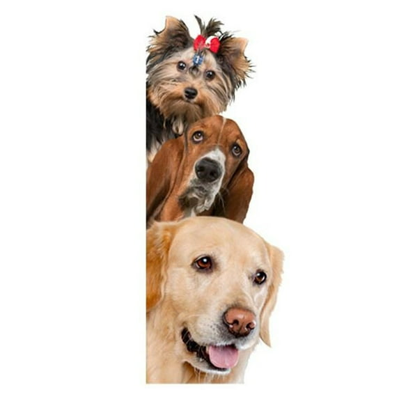 Bouanq 3D Simulation Kitty Dog Living Room Bedroom Wall Sticker Decoration on Clearance