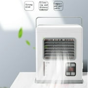 Bouanq Air Humidifiers Portable Air Conditioner, Evaporative Air Cooler In 2 Speed, USB/AC Air Personal Conditioner With Timer For Home Office, Bedroom