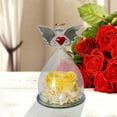 thumbnail image 1 of Bouanq Angel Rose Birthday Gifts, Preserved Rose in Glass Angel Figurines Gifts for Mom Grandma Wife, Forever Real Roses Gifts for Her on Christmas Valentines Day Mothers Day Thanksgiving, 1 of 7