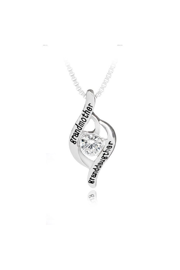 Best Gifts for Women, Mother's Day Gifts for Grandma 925 Silver Mom Necklace Birthday Mother Day Jewelry Gifts for Grandma from GrandDaughter GrandSon