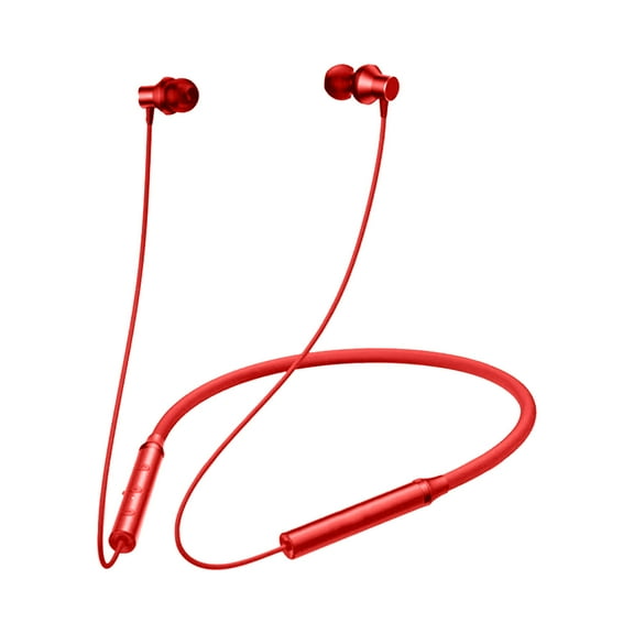 Bouanq Bluetooth Headphones Bluetooth Sports Headphones High Sound Quality In-Ear Gaming Gaming 5.0 Waterproof Hanging Neck Earplugs Red Headphones for Kids for School
