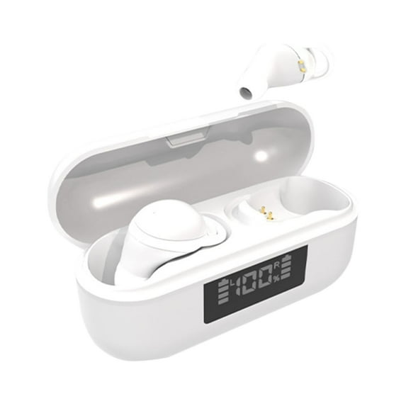 Bouanq Bluetooth Headphones Wireless Earbuds Bluetooth In Ear Light-Weight Headphones Built-in Microphone Immersive Premium Sound With Charging Case Headphones for School