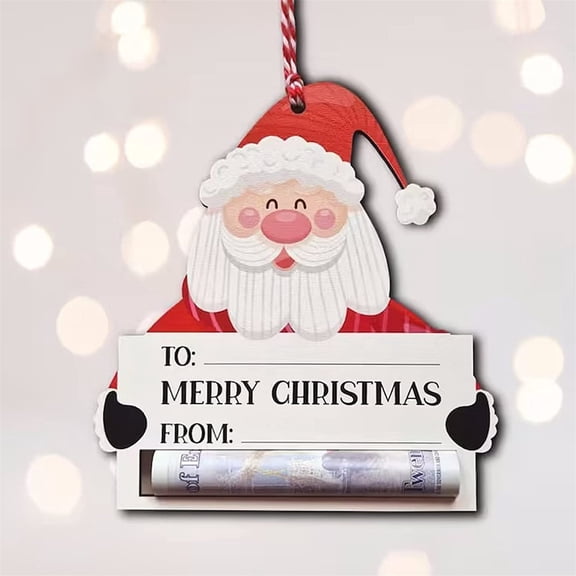 Chmadoxn Christmas Decorations Christmas Unique Money Holder, Christmas Money Holder Decoration, Money Holder Merry Christmas Cash Card, Holiday And Christmas Money And Gift Card Holders For