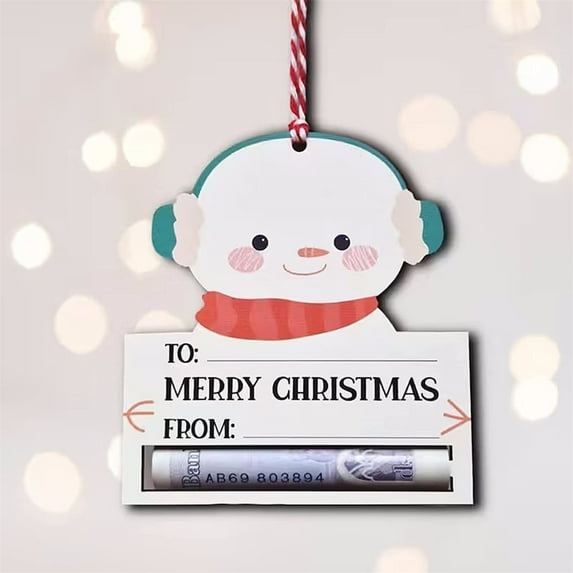 Chmadoxn Christmas Decorations Christmas Unique Money Holder, Christmas Money Holder Decoration, Money Holder Merry Christmas Cash Card, Holiday And Christmas Money And Gift Card Holders For