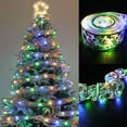 thumbnail image 1 of Bouanq Christmas Decorations LED Ribbon Christmas Lights, 100LED Battery Powered Christmas String Lights For Christmas Tree, Party Decoration Indoor Outdoor Hanging Decoration., 1 of 6