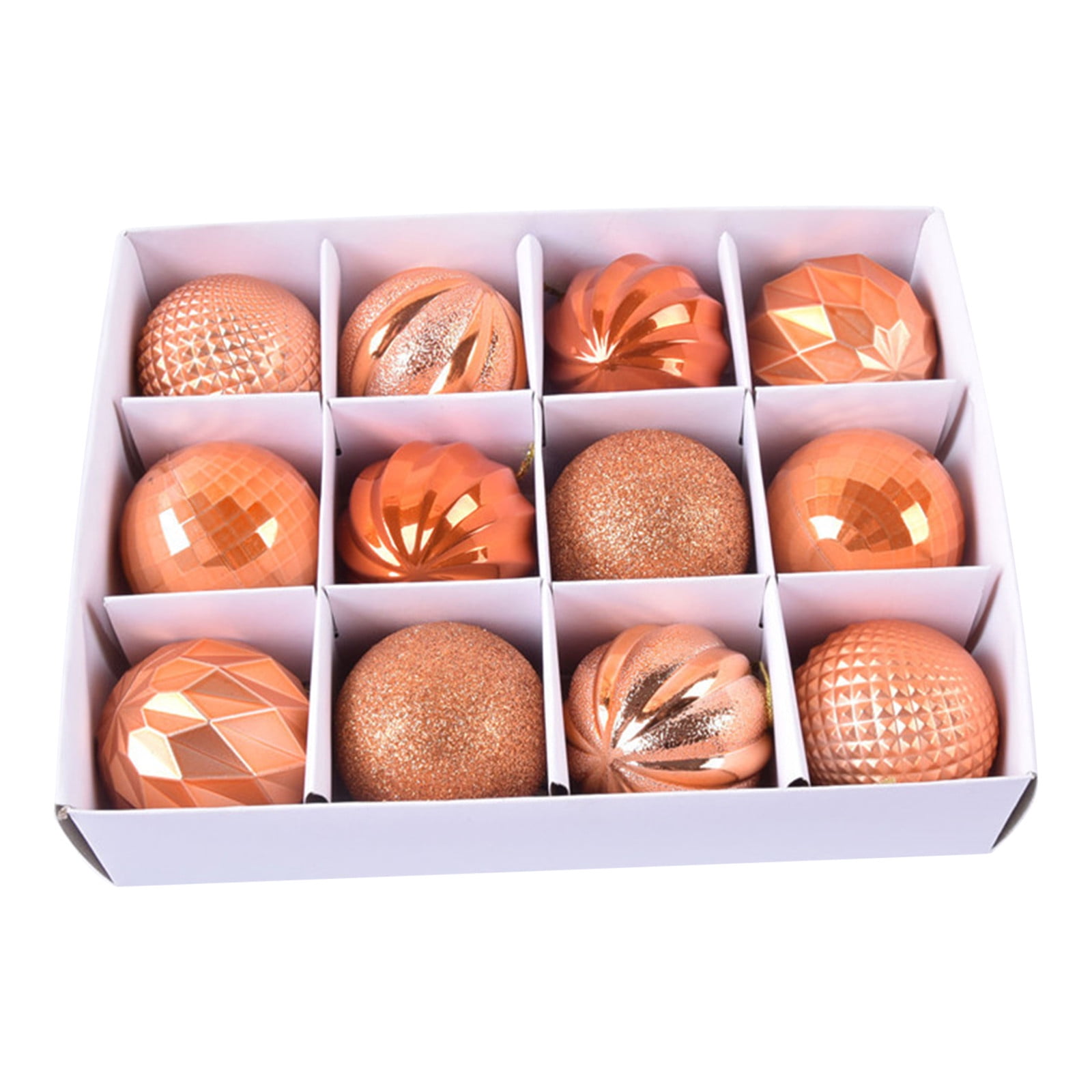 Bouanq Christmas Decorations Xmas Tree Decor 12Pcs Christmas Balls