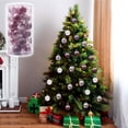 thumbnail image 1 of Bouanq Christmas Decorations Xmas Tree Decor 30PCS Christmas Xmas Tree Ball Bauble Hanging Home Party Ornament Decor 6CM Christmas Tree Ornaments Gifts for Xmas Wedding Holiday, 1 of 7