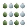 thumbnail image 1 of Bouanq Christmas Decorations Xmas Tree Decor Christmas Balls Flocked Christmas Tree Ball Ornaments Plastic Balls Xmas Decorative Hanging Ornaments Christmas Tree Decoration, 1 of 4