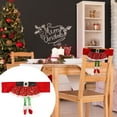thumbnail image 1 of Bouanq Christmas Decorations Xmas Tree Decor Christmas Chair Cover New Santa Belt Chair Cover Skirt Chair Cover Christmas Tree Ornaments Gifts for Xmas Wedding Holiday, 1 of 5