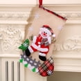 thumbnail image 1 of Chmadoxn Christmas Decorations Xmas Tree Decor NEW Christmas Tree Hanging Party Tree Decor Santa Stocking Plush Knitting Sock Gift Candy Bags Christmas Tree Ornaments Gifts for Xmas Wedding Holiday, 1 of 3