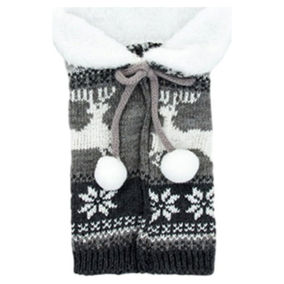 Bouanq Christmas Decorations Xmas Tree Ornaments Bottle Coat Wine Table Cover Bags Collar Champagne For Dress Style Holiday Christmas Adorable Decorative Party Decorations Xmas Design Sweater Clothes